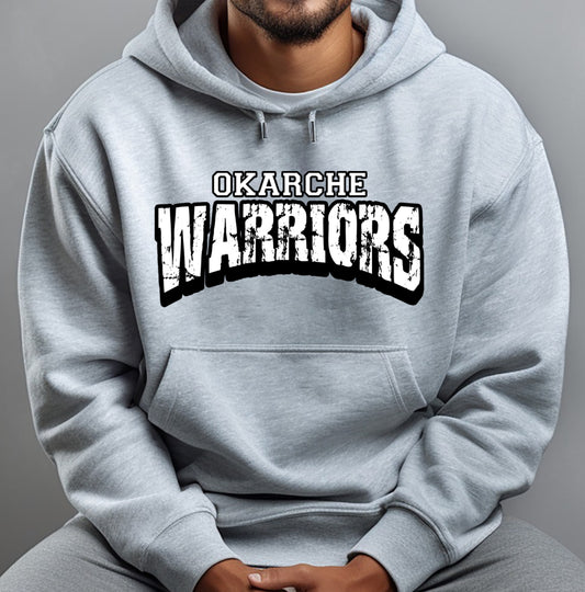 Okarche Warriors Big & Bold Gray
