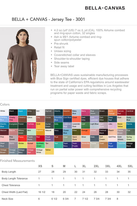 Bella Canvas Short Sleeve